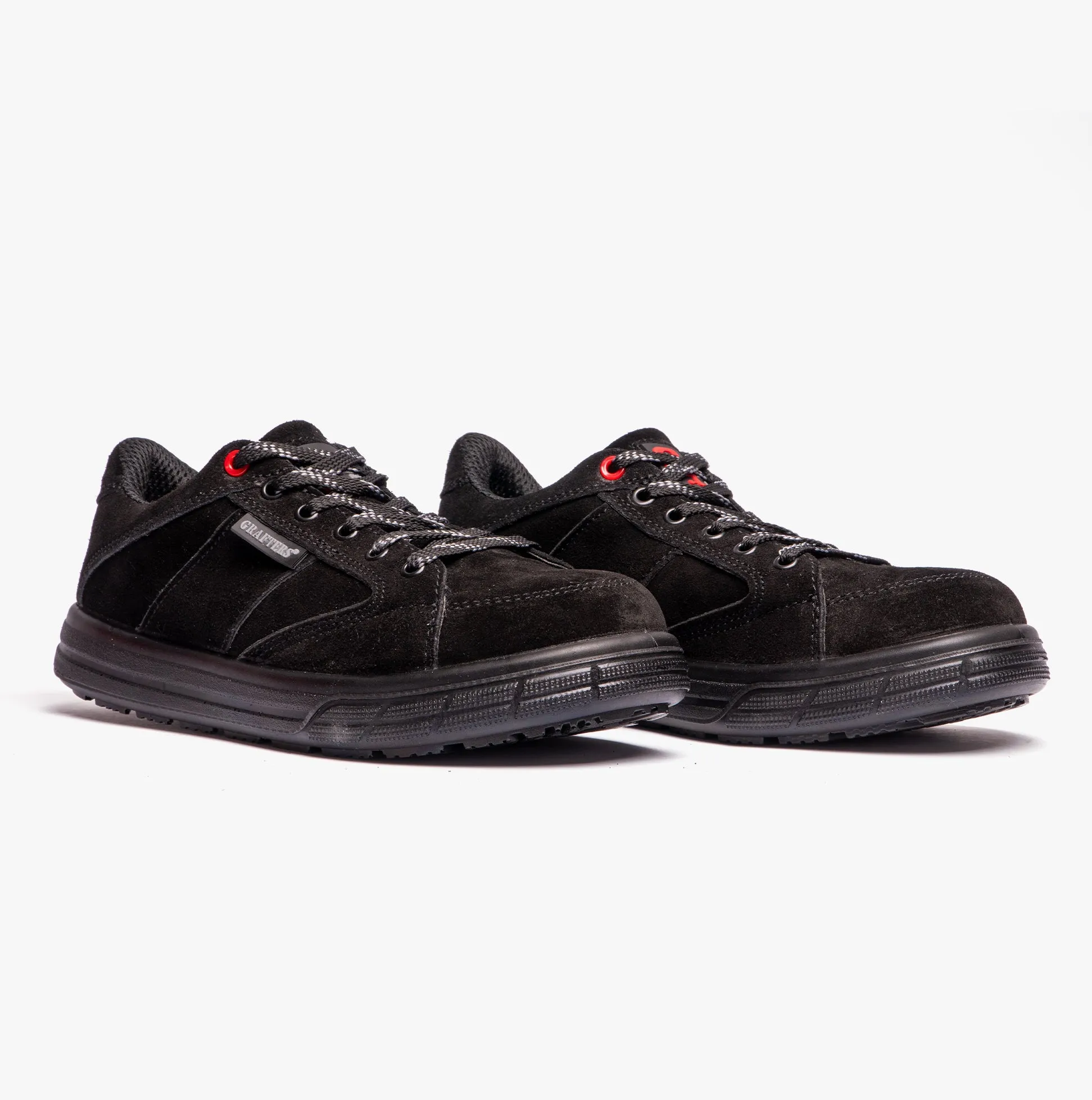 Grafters M9512AS Unisex Skate Safety Shoes Black