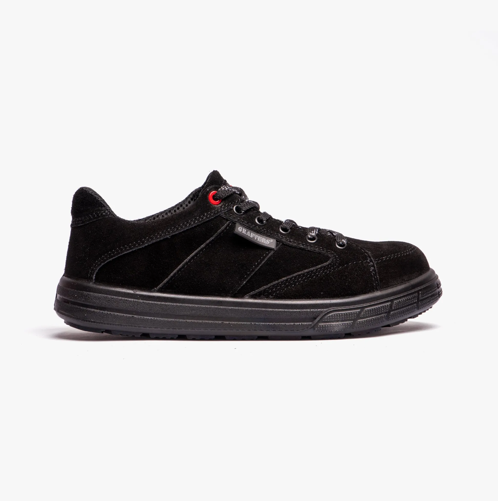 Grafters M9512AS Unisex Skate Safety Shoes Black