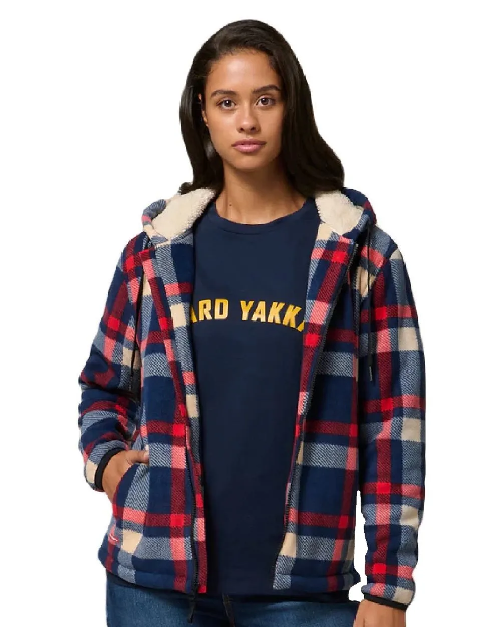 Hard Yakka Womens Check Zoodie