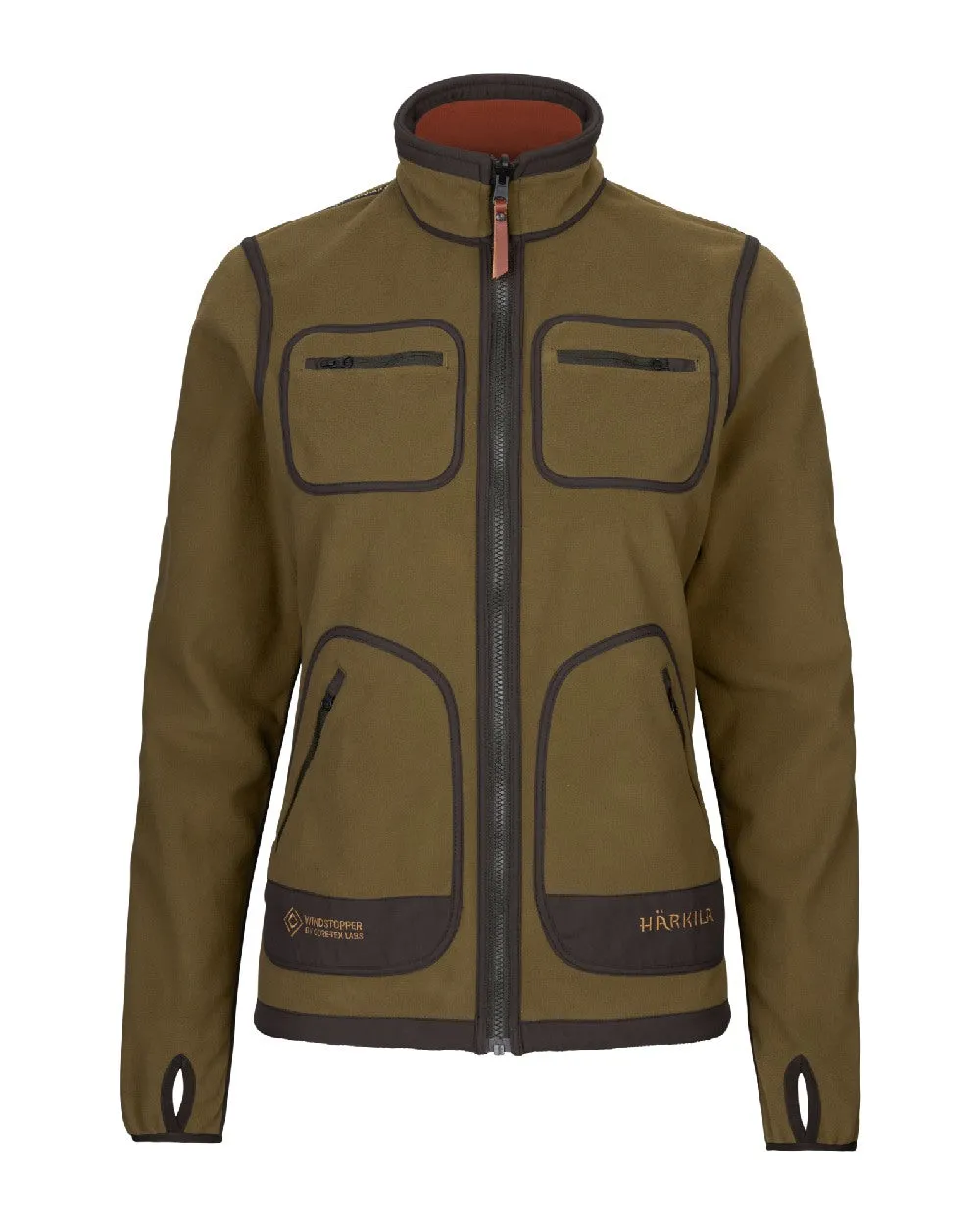Harkila Womens Kamko Reversible Windstopper Fleece Jacket