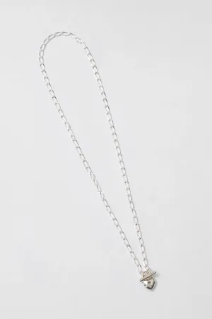 Heart Toggle Necklace (Silver)