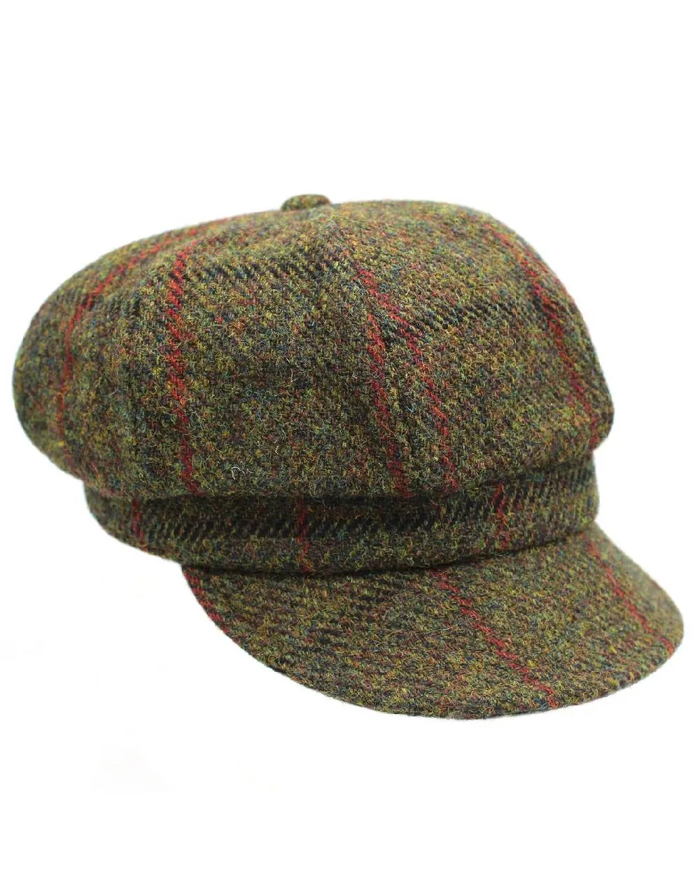 Heather Rosalie Harris Tweed Baker Boy Cap