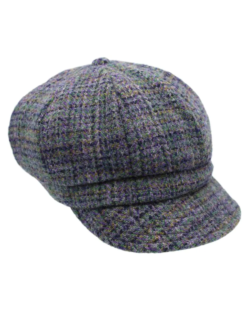Heather Rosalie Harris Tweed Baker Boy Cap