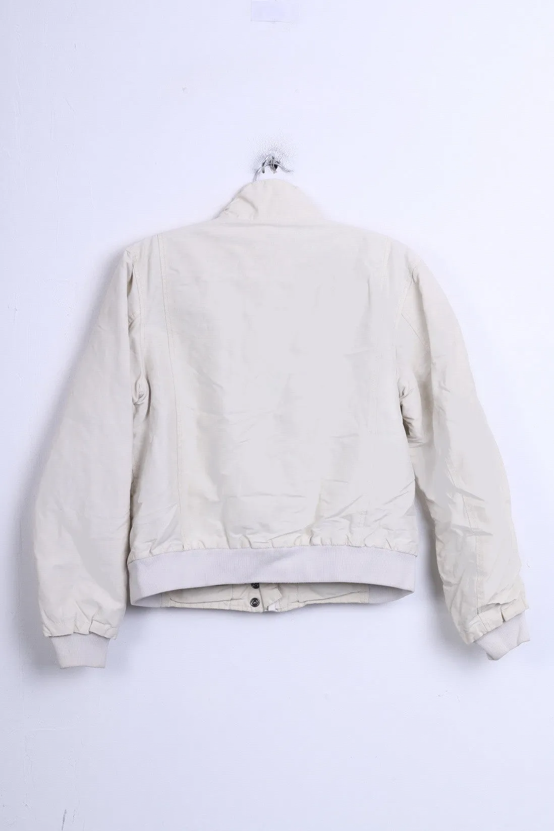 Henri Lloyd W63 Womens 3 M Jacket Ecru Cotton Nylon Winter Padded