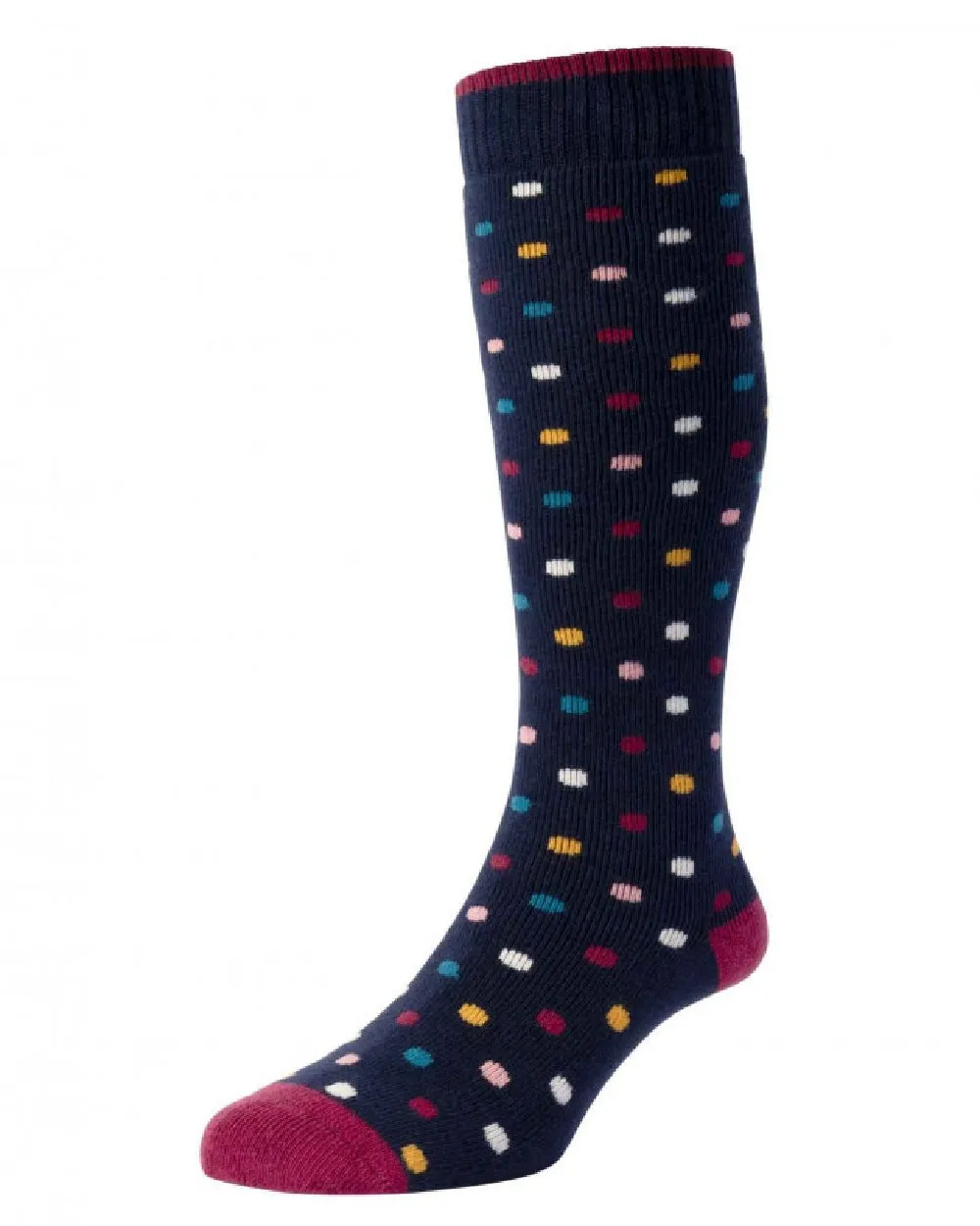 HJ Hall Womens Spot Welly Socks
