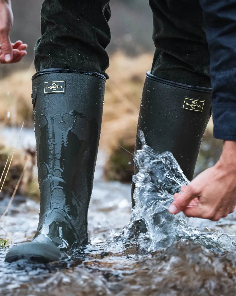 Hoggs of Fife Field Sport Neoprene Lined Wellingtons
