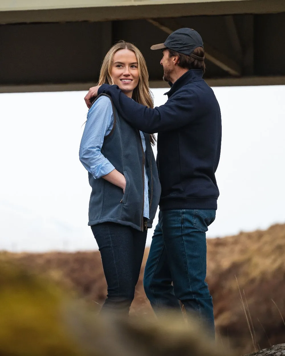 Hoggs of Fife Leather Peak Waxed Baseball Cap