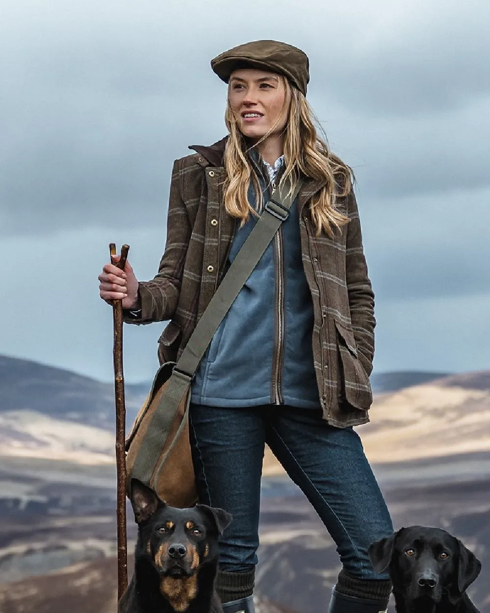 Hoggs of Fife Musselburgh Tweed Field Coat