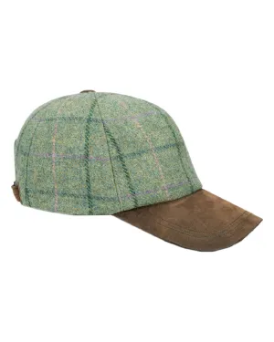 Hoggs of Fife Roslin Ladies Tweed Baseball Cap