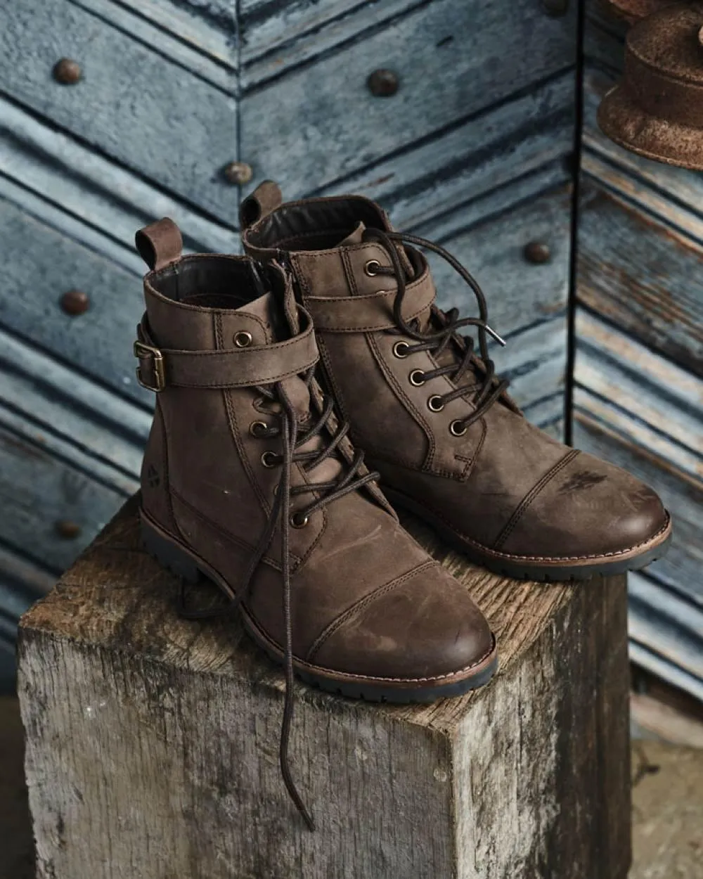 Hoggs of Fife Womens Bridle Buckle Boots - Lightweight Trail Shoes for Women