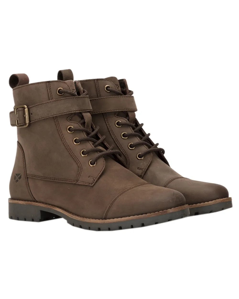 Hoggs of Fife Womens Bridle Buckle Boots - Lightweight Trail Shoes for Women