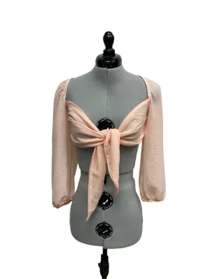 Hot Deal Womens Room Service Long Sleeve Blouse, Medium  Almost Gone!