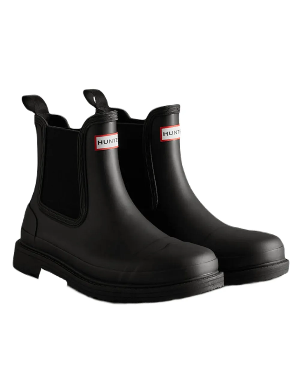 Hunter Womens Commando Chelsea Boots