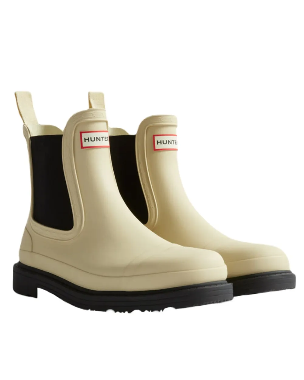 Hunter Womens Commando Chelsea Boots