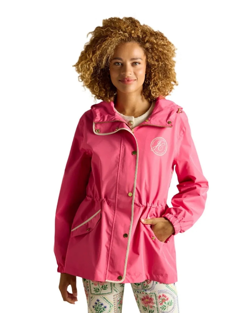 Joules Womens Holt Short Packable Raincoat