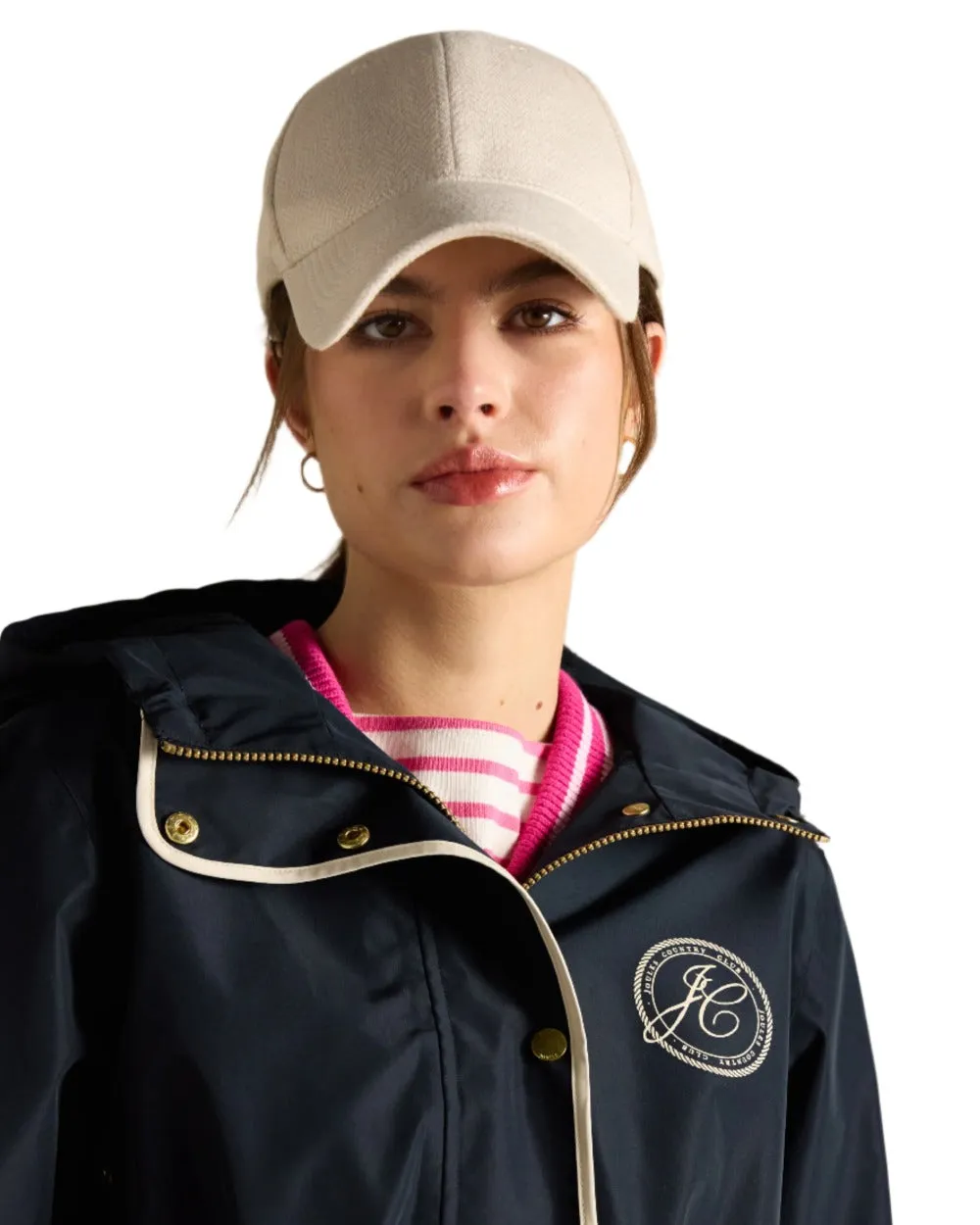 Joules Womens Holt Short Packable Raincoat