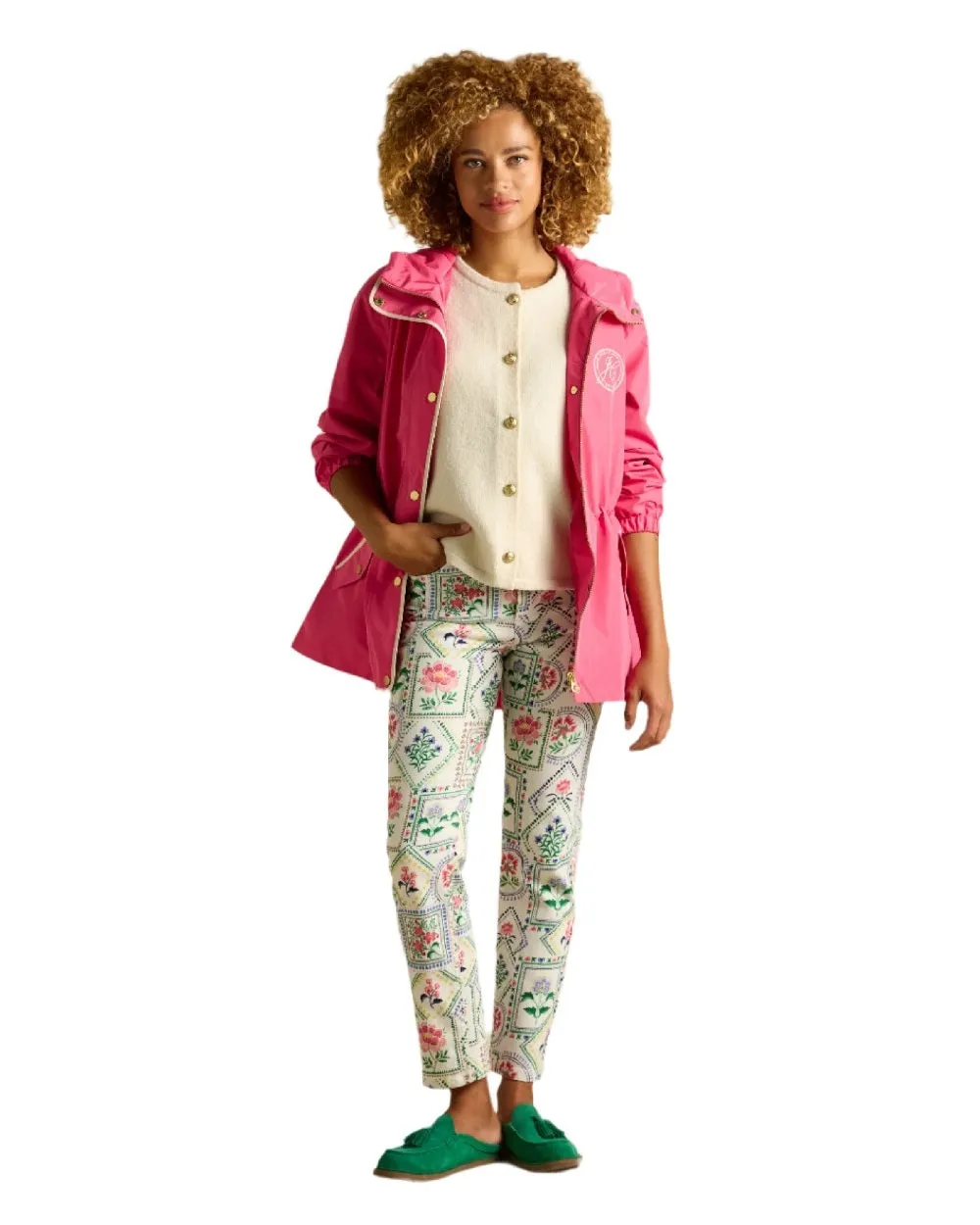 Joules Womens Holt Short Packable Raincoat