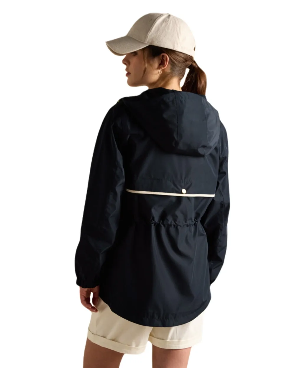 Joules Womens Holt Short Packable Raincoat