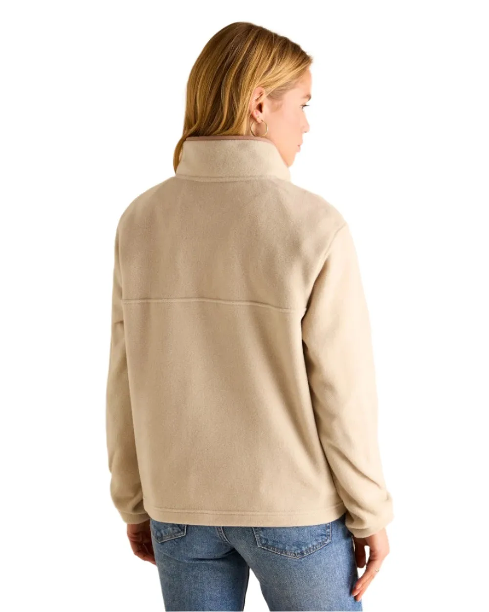 Joules Womens Lulworth Funnel Neck Fleece Jacket