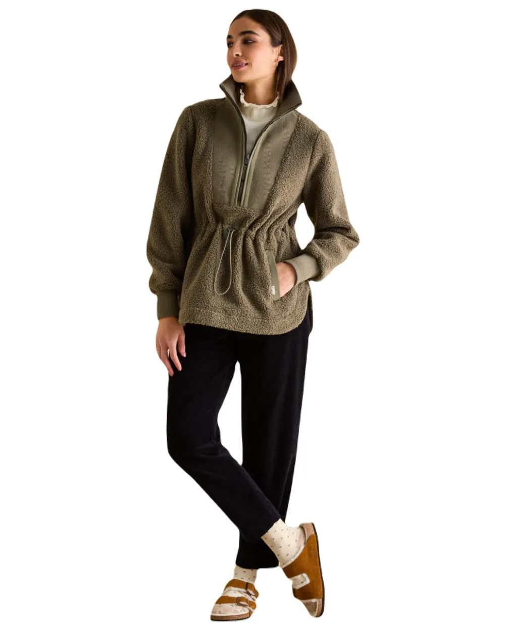 Joules Womens Thurleston Borg Fleece Jacket