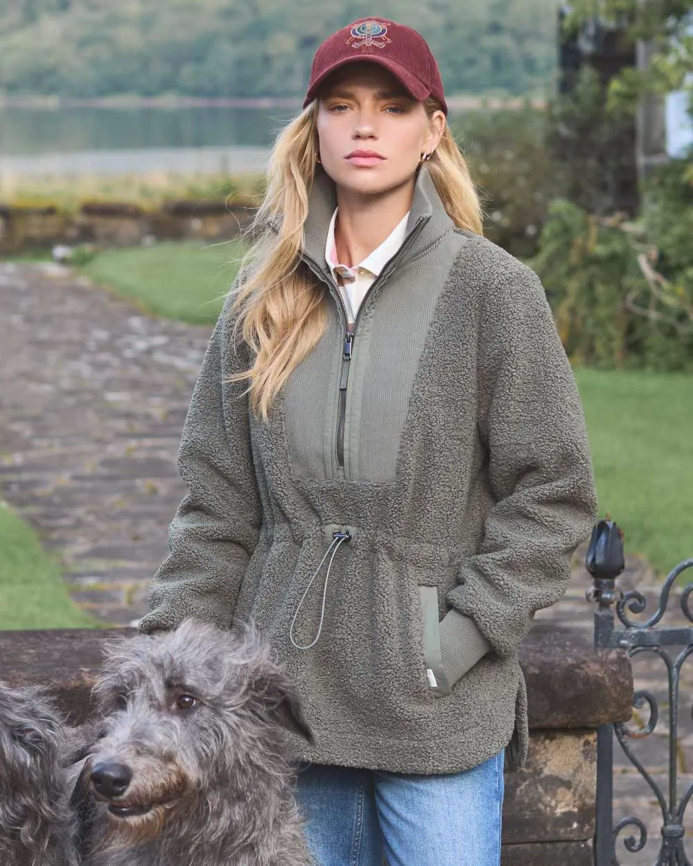 Joules Womens Thurleston Borg Fleece Jacket
