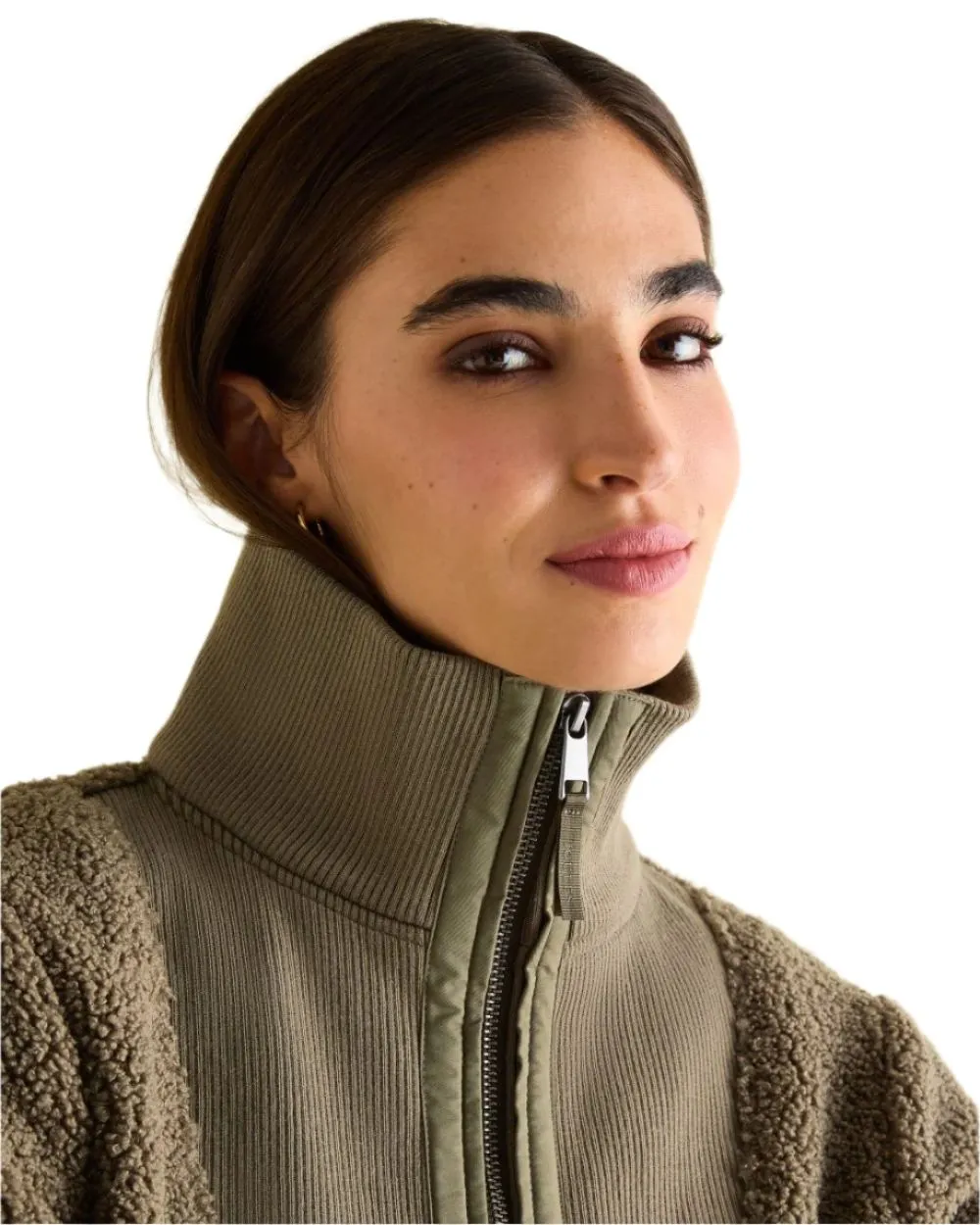 Joules Womens Thurleston Borg Fleece Jacket