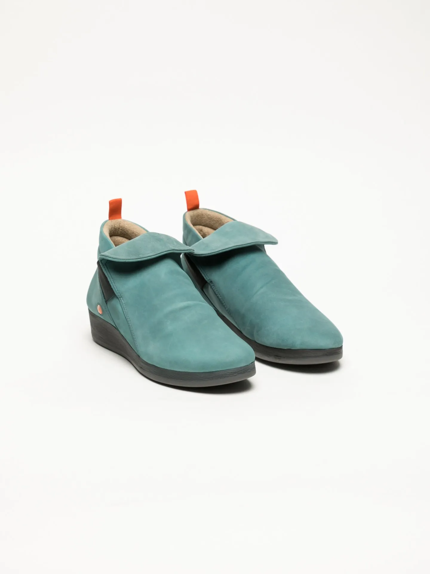 LightGreen Wedge Ankle Boots