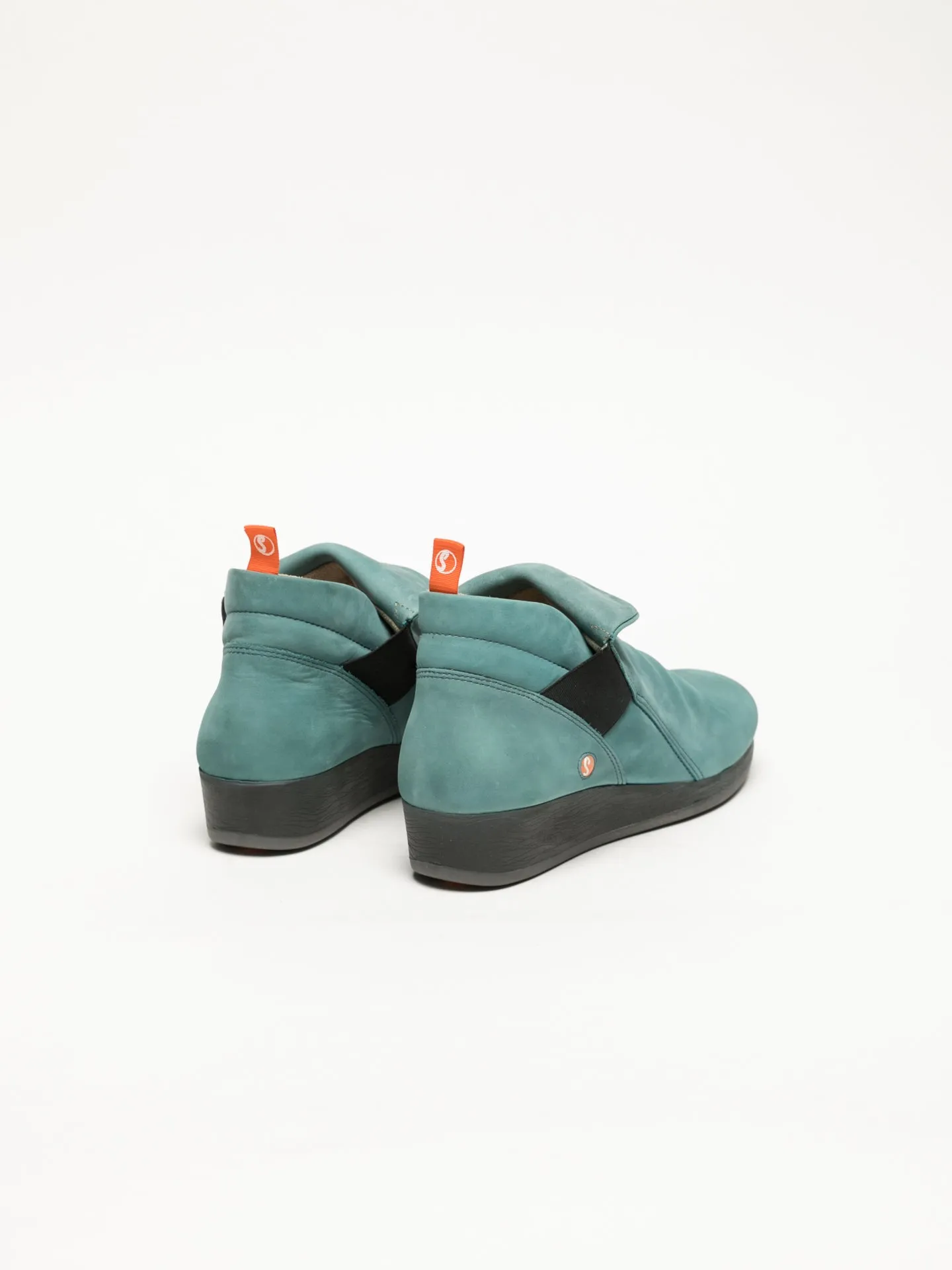LightGreen Wedge Ankle Boots