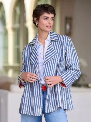 Lily Sequin Stripe Jacket