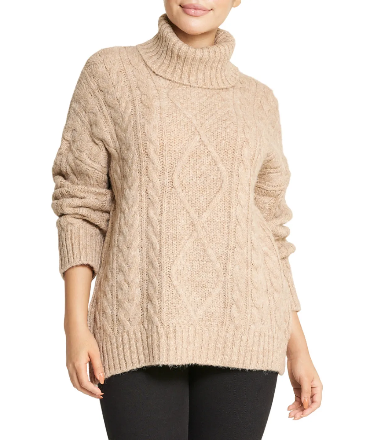 Limited Edition Cable Turtleneck Sweater  Ends Soon!