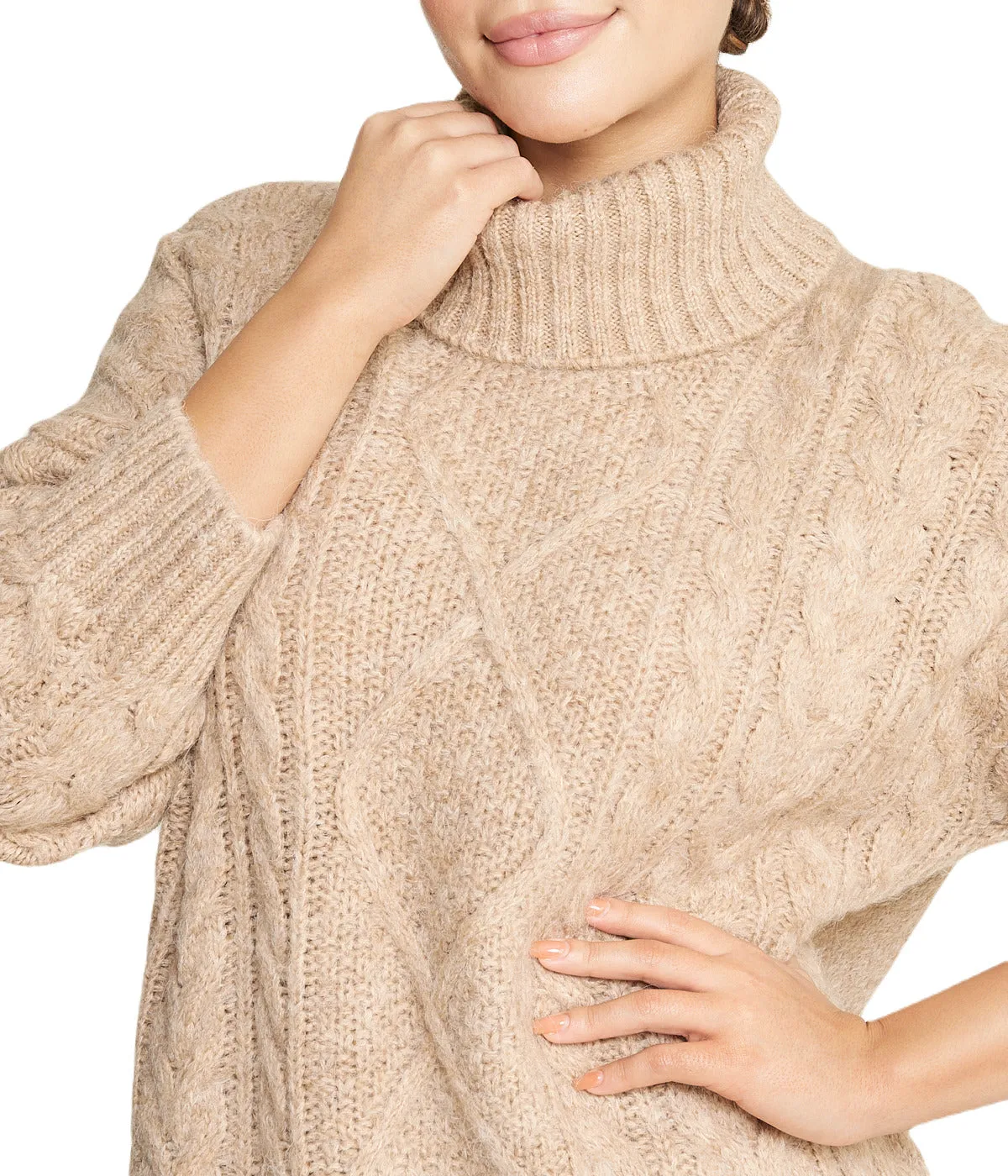 Limited Edition Cable Turtleneck Sweater  Ends Soon!
