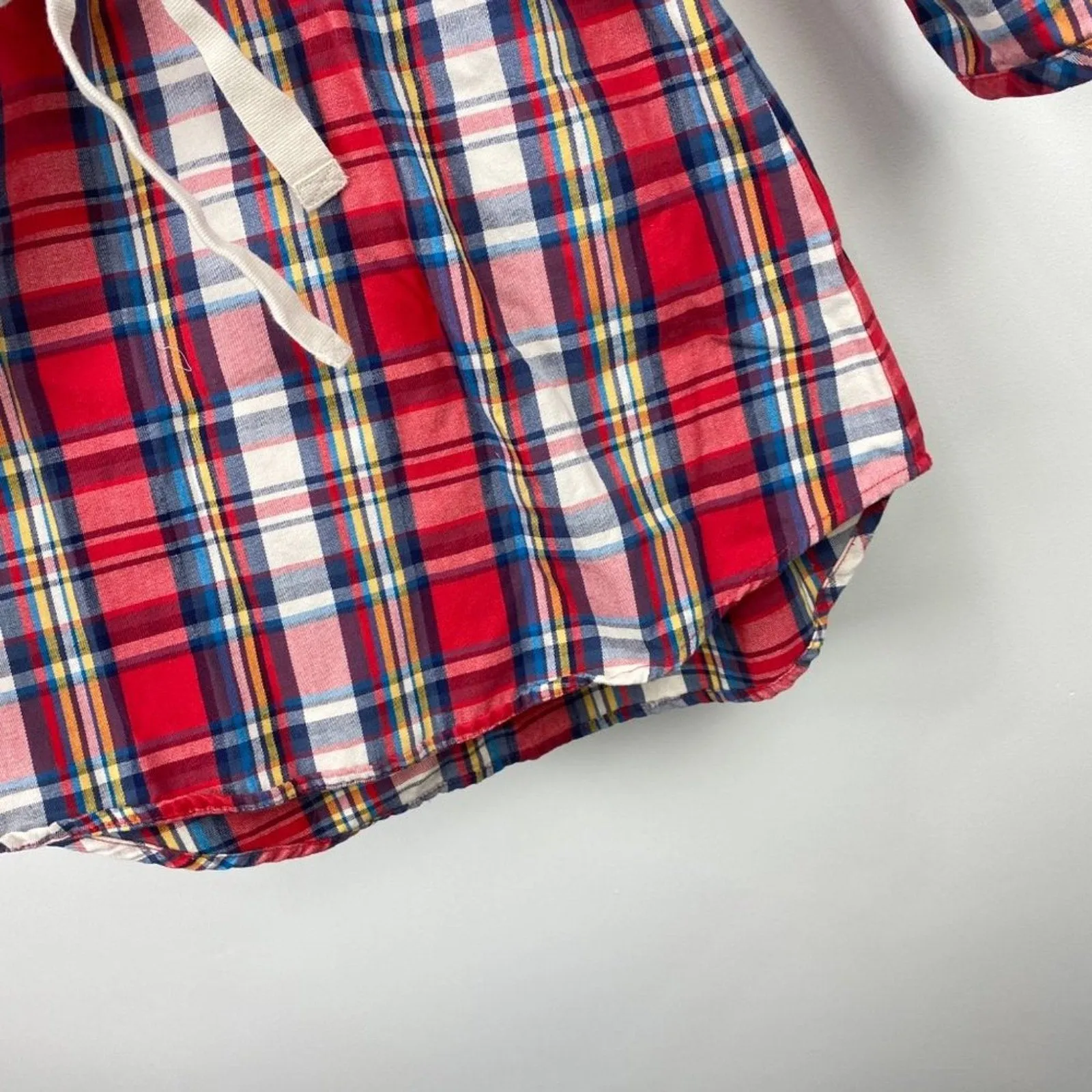 Limited Edition Hanna Andersson Girls Plaid Shirt Dress 130 cm  Going Fast!