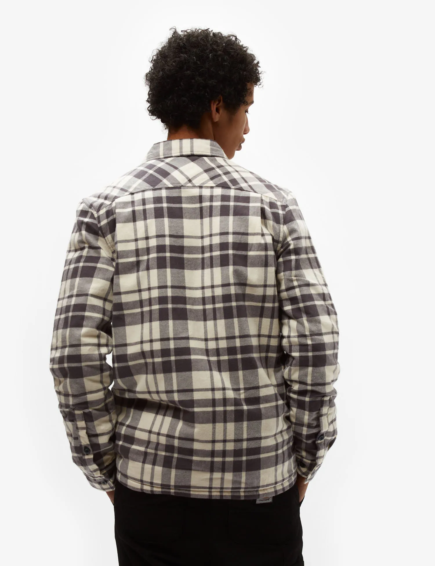 Limited Edition Patagonia Insulated Fjord Flannel Shirt Ice Caps - Smoulder Blue  Today Only!