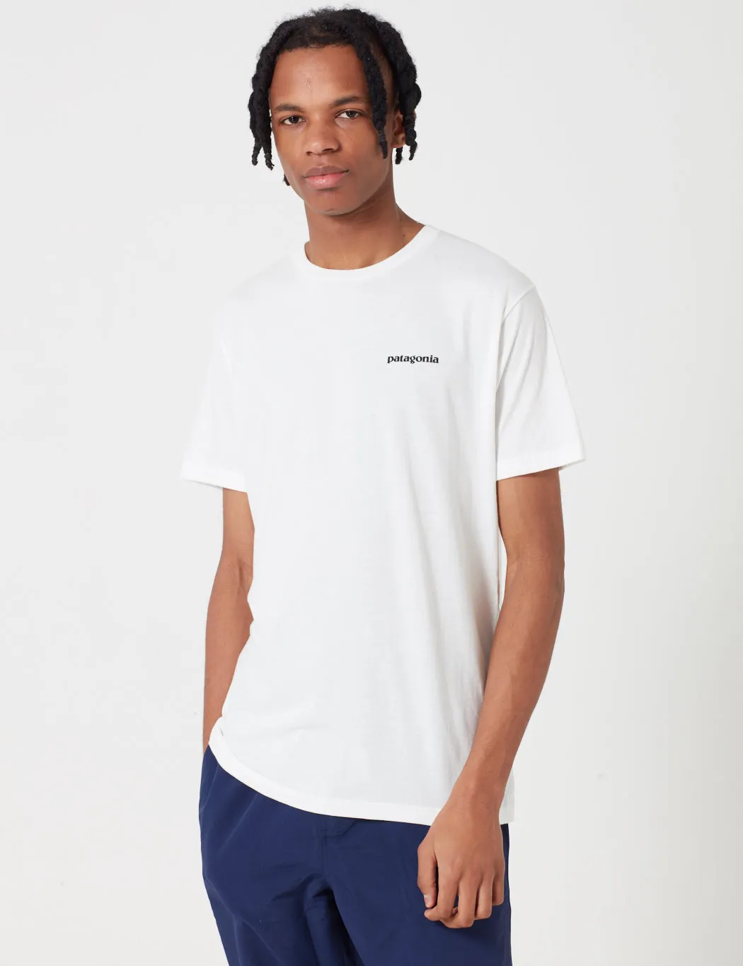 Limited Edition Patagonia P-6 Logo Responsibili-Tee T-Shirt - White  Dont Miss Out!