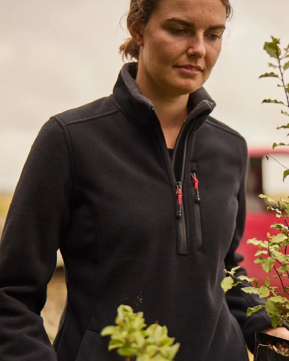 Line 7 Womens Territory Wind Pro Half Zip Fleece Jacket