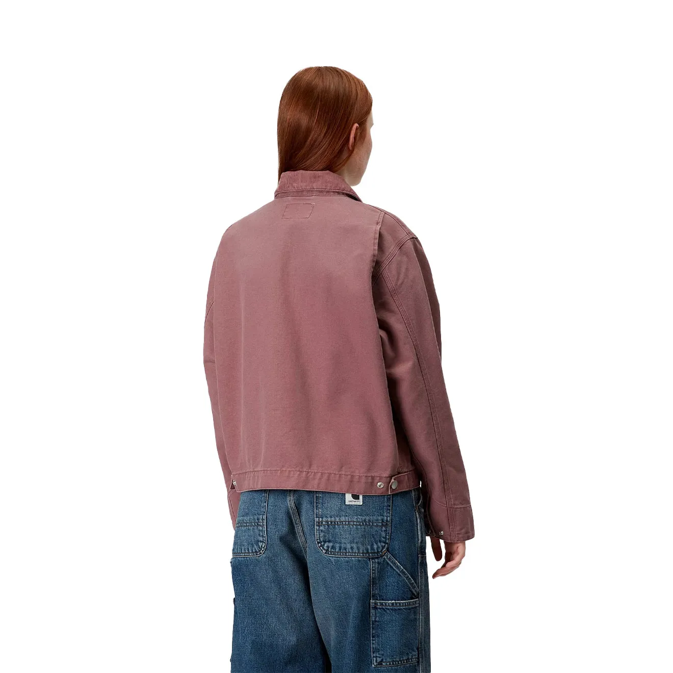 Luxury Feel Carhartt WIP Womens OG Detroit Jacket Dusky Pink / Dusky Pink Stone Canvas  Almost Sold Out!