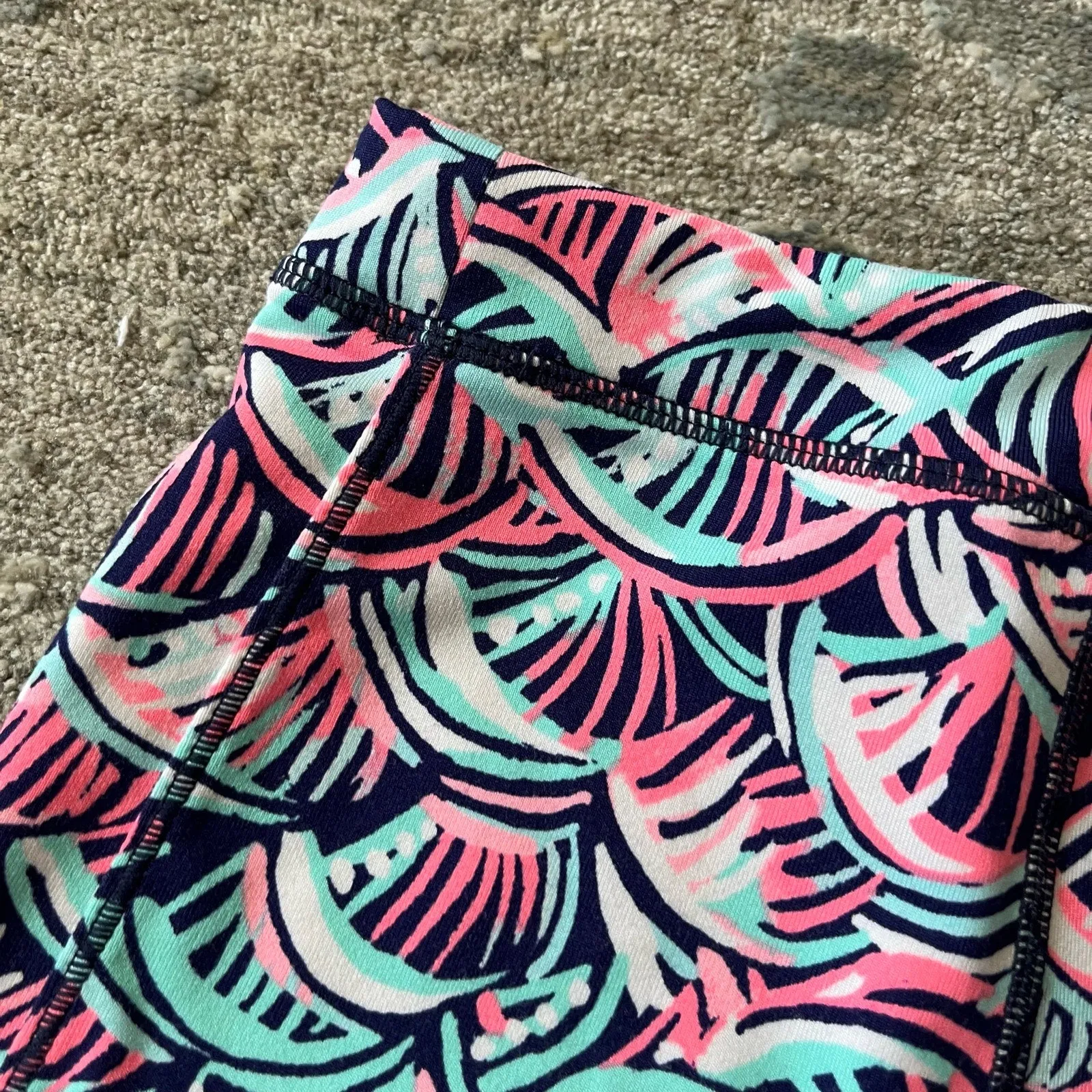 Luxury Feel Lilly Pulitzer Girls Mini Weekender Leggings Bright Navy Neptunes Net M 6-7  Today Only!