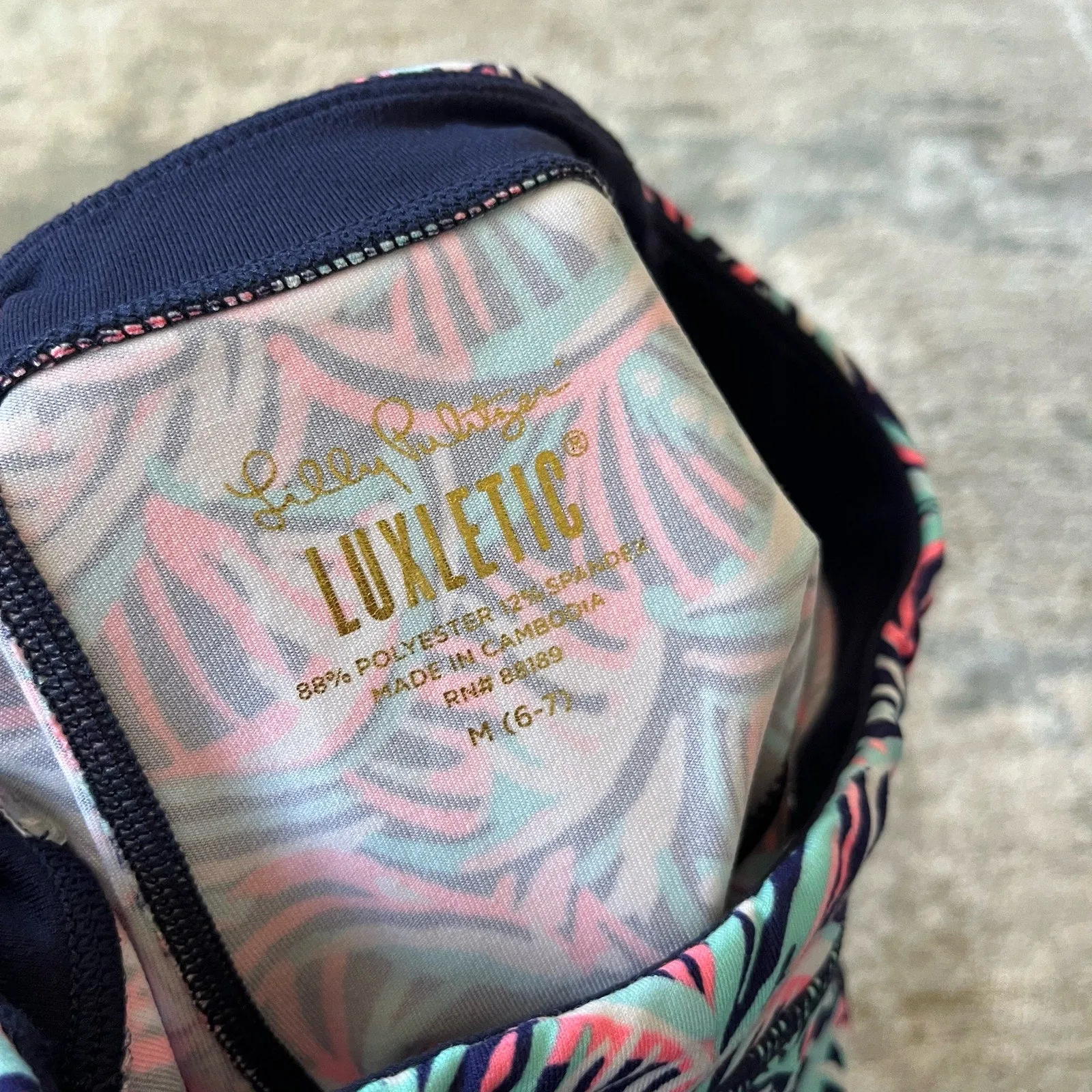 Luxury Feel Lilly Pulitzer Girls Mini Weekender Leggings Bright Navy Neptunes Net M 6-7  Today Only!