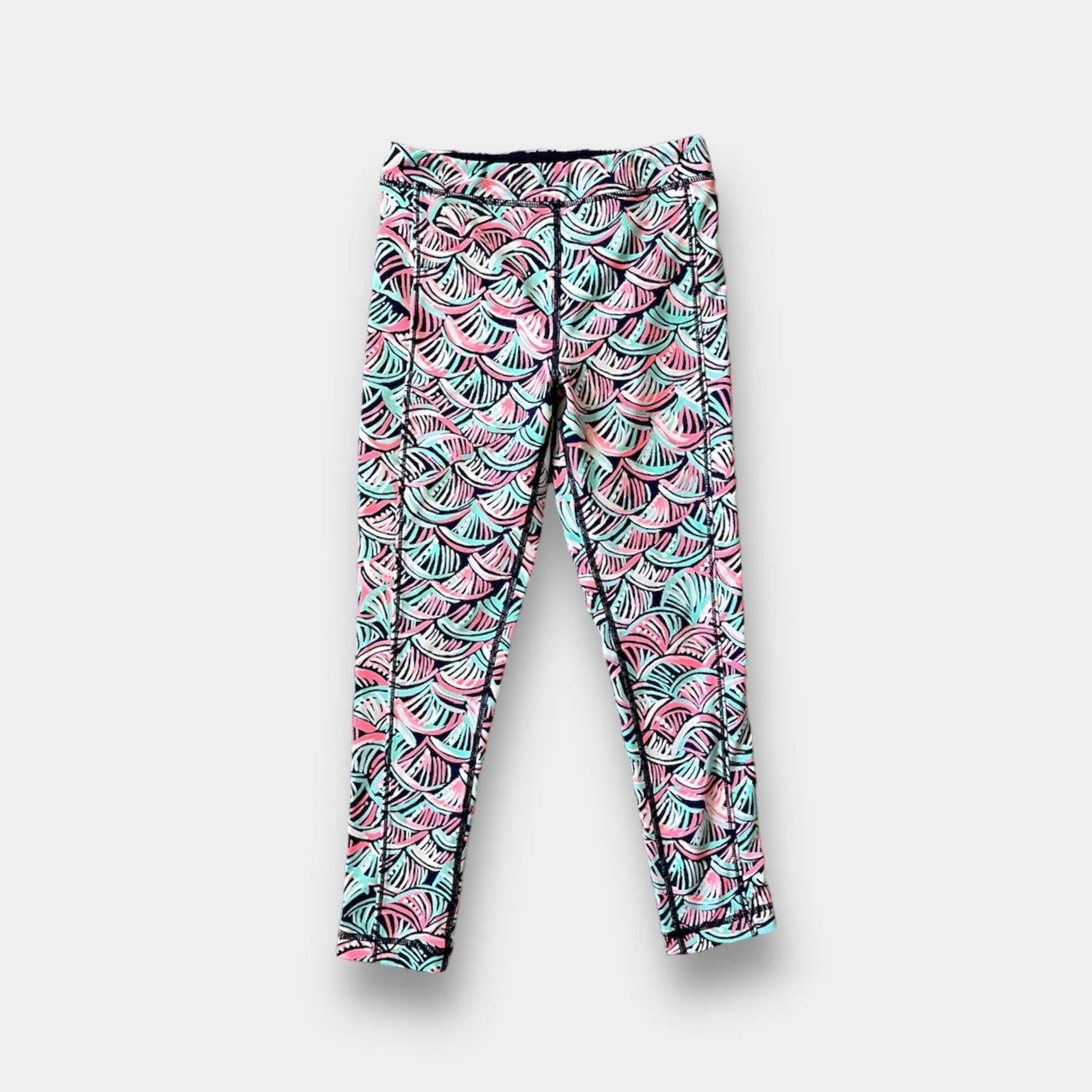 Luxury Feel Lilly Pulitzer Girls Mini Weekender Leggings Bright Navy Neptunes Net M 6-7  Today Only!
