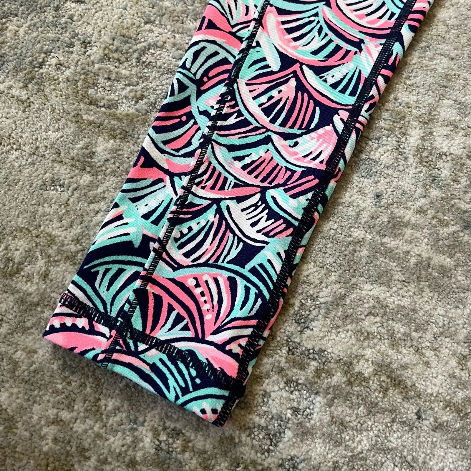 Luxury Feel Lilly Pulitzer Girls Mini Weekender Leggings Bright Navy Neptunes Net M 6-7  Today Only!