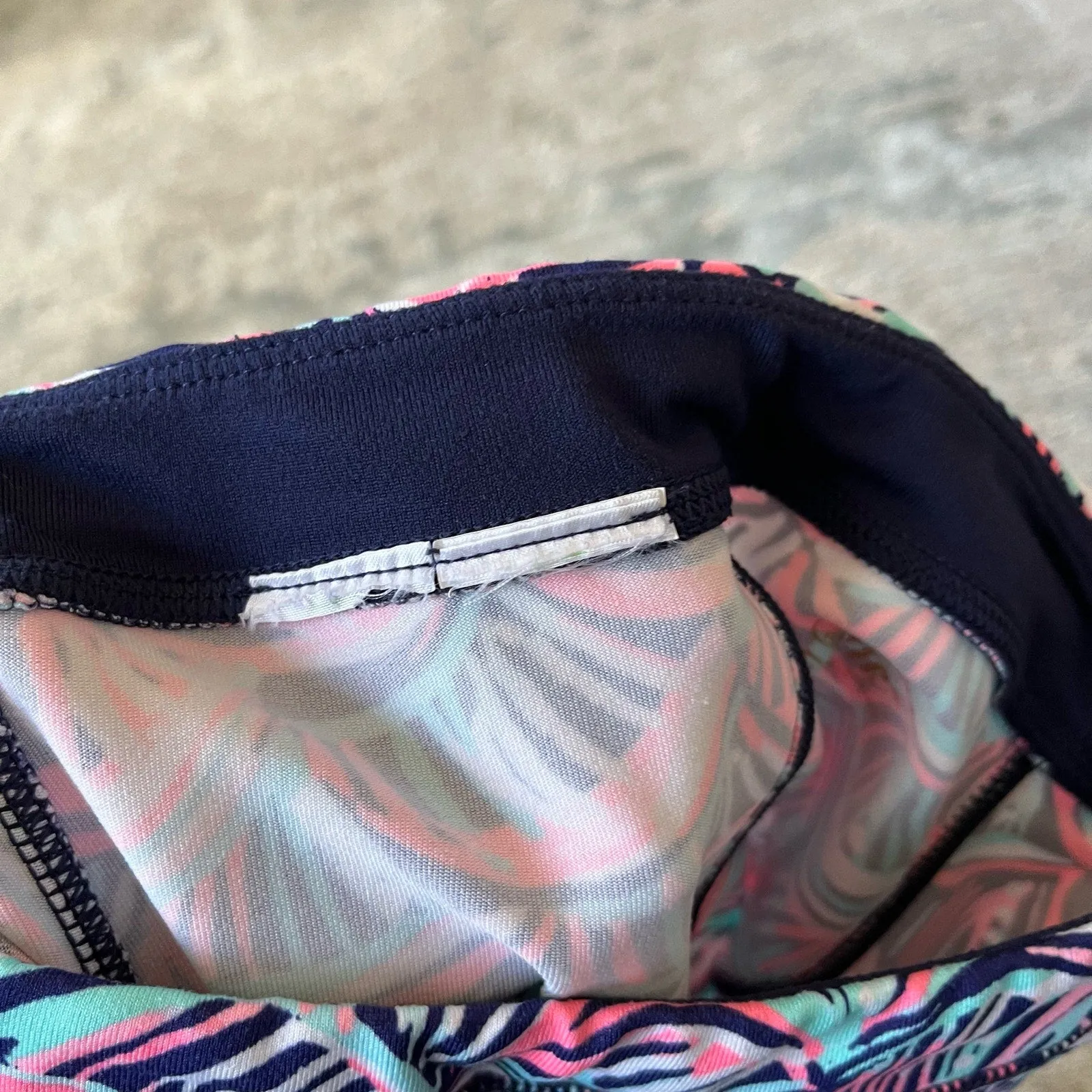 Luxury Feel Lilly Pulitzer Girls Mini Weekender Leggings Bright Navy Neptunes Net M 6-7  Today Only!