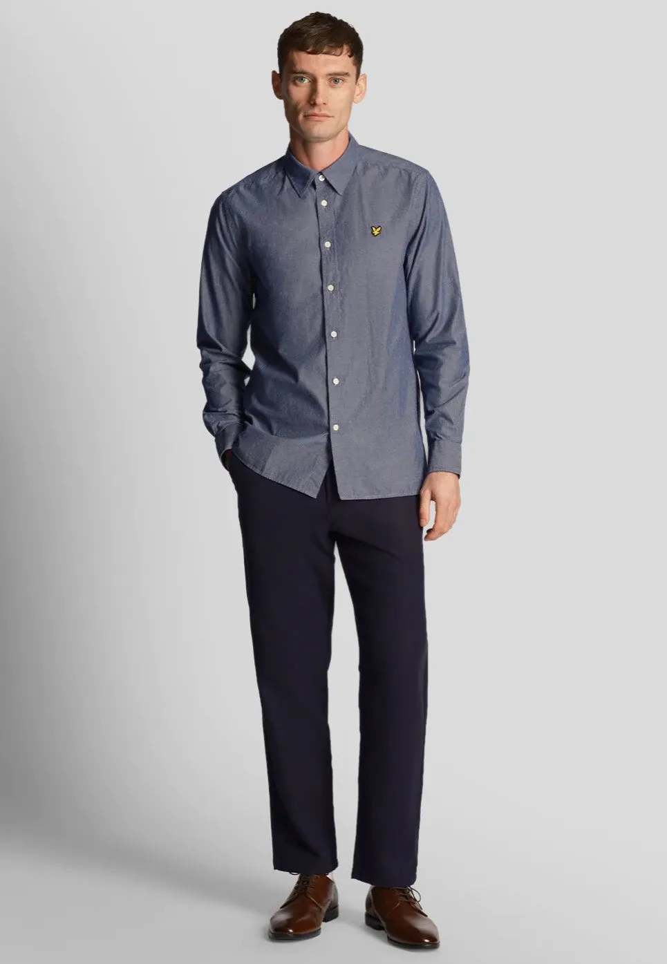 Lyle & Scott - Chambray Indigo - Shirt