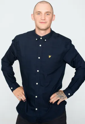 Lyle & Scott - Regular Fit Light Weight Oxford Dark Navy - Shirt