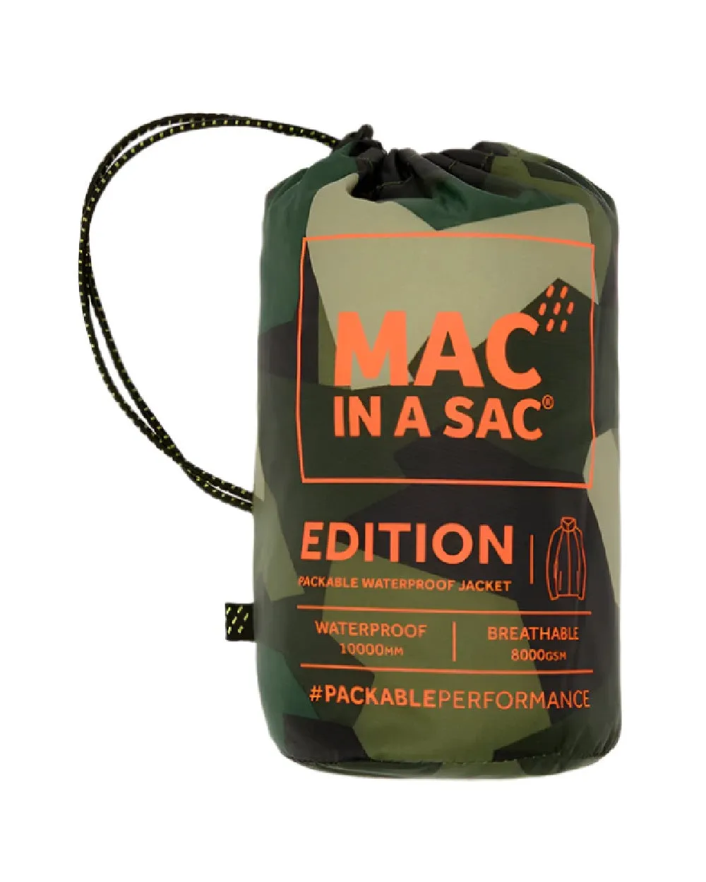 Mac In A Sac Origin Camo Packable Waterproof Jacket