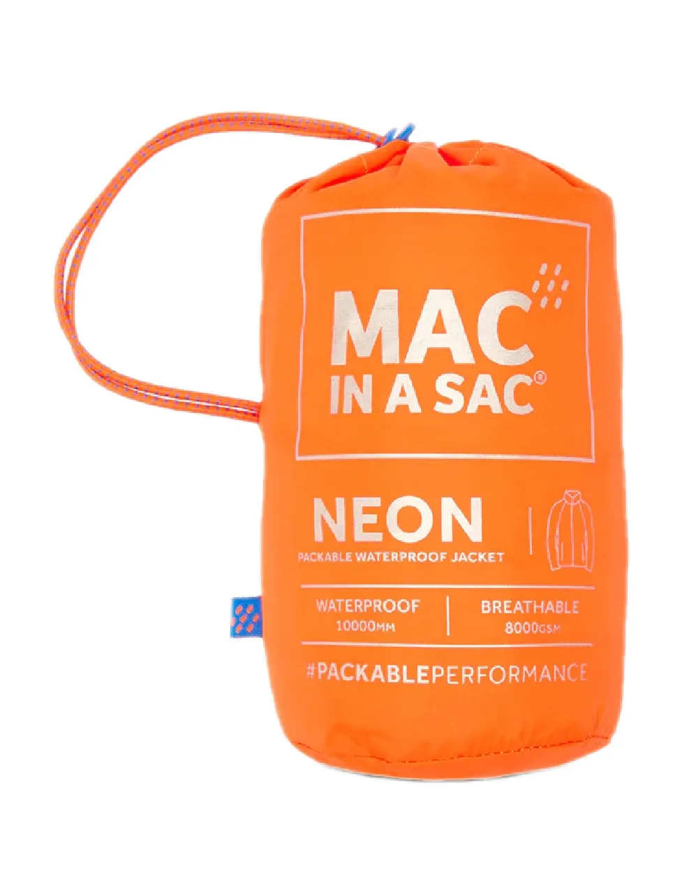 Mac In A Sac Origin Neon Packable Waterproof Jacket