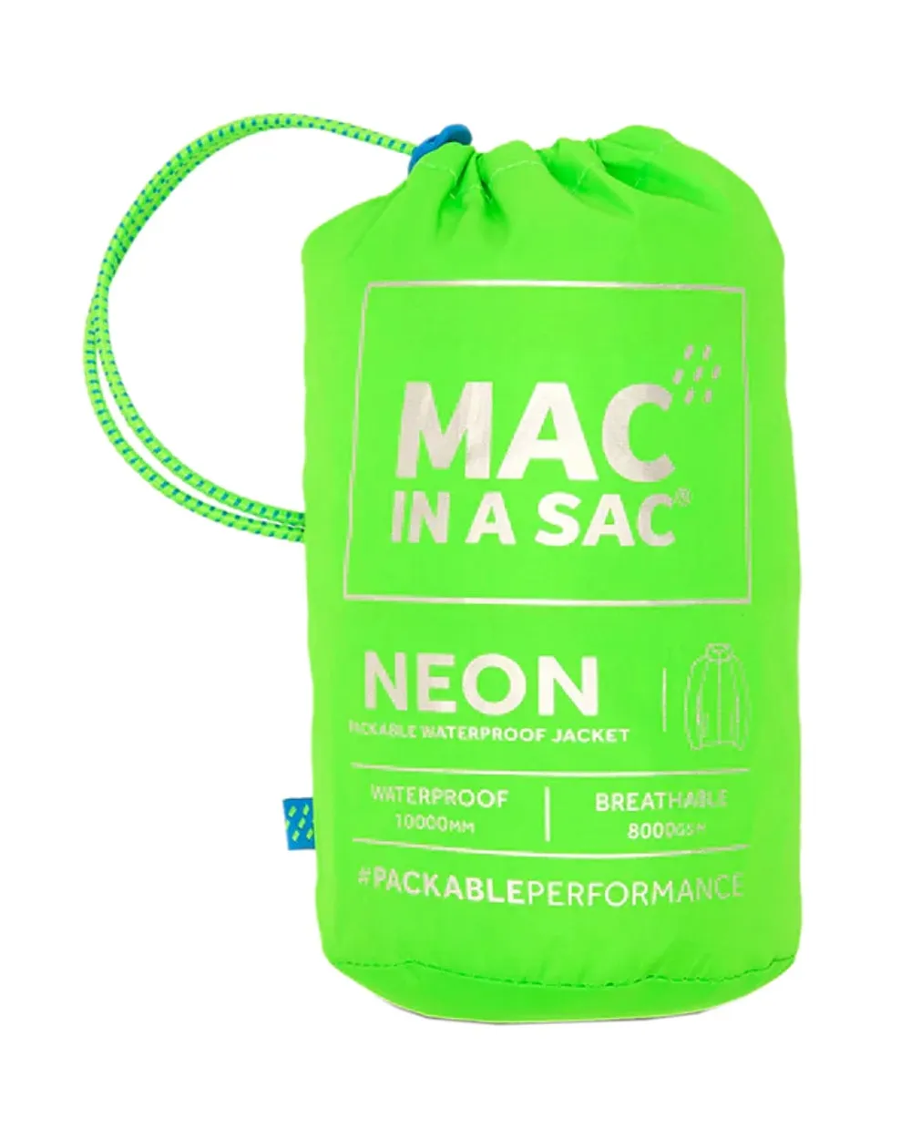 Mac In A Sac Origin Neon Packable Waterproof Jacket