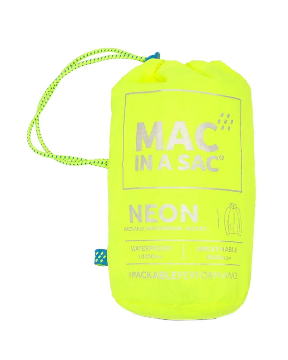 Mac In A Sac Origin Neon Packable Waterproof Jacket
