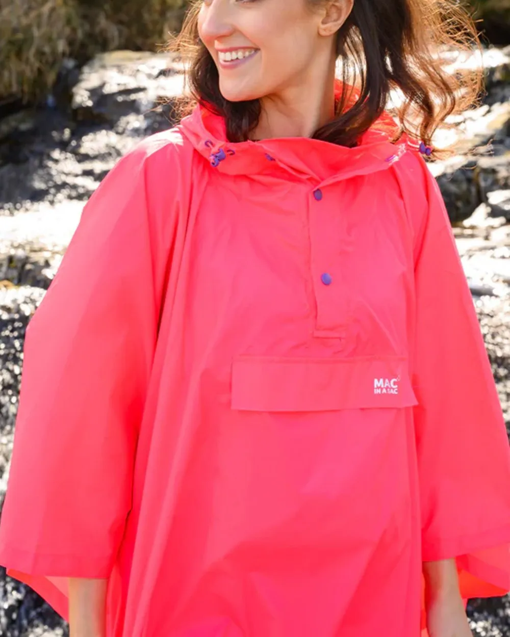 Mac In A Sac Origin Neon Waterproof Poncho