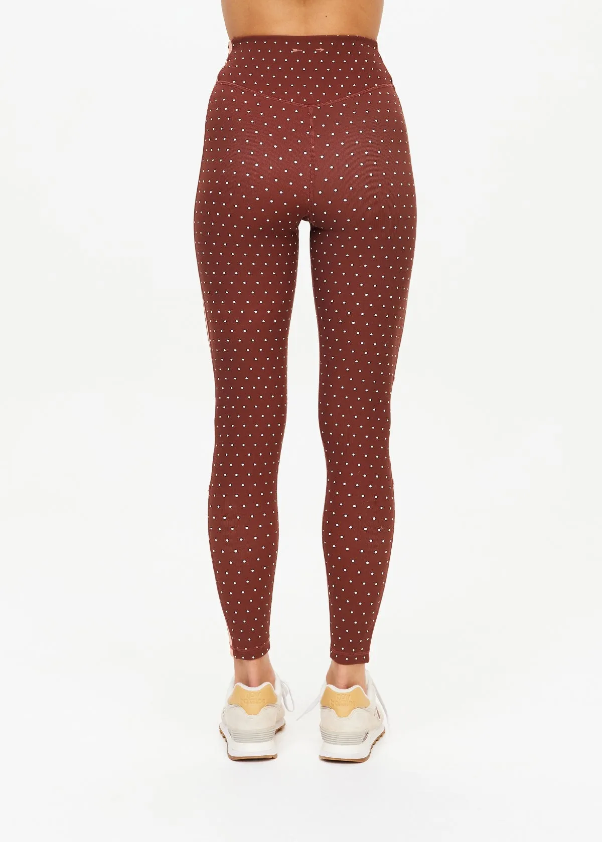 Maho 25In HR Midi Pant | Polka Dots