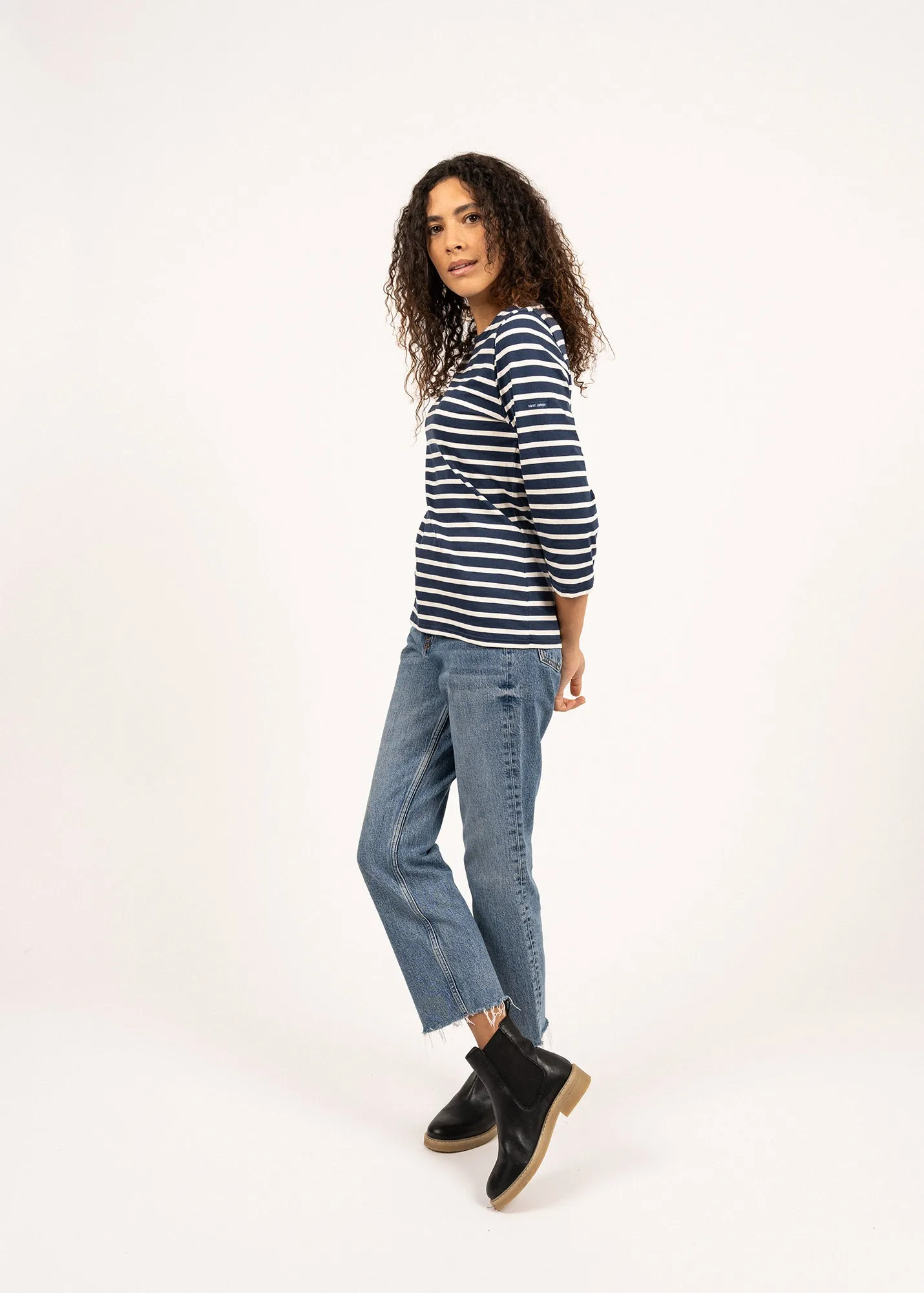 Marinire Galathe - en coton lger (MARINE/ECRU)